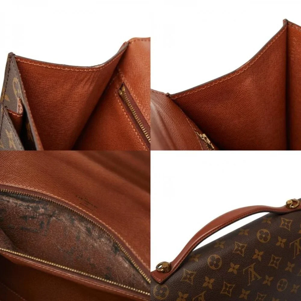Louis Vuitton Monogram Monceau 2-Way Shoulder Bag Brown - Picture 9 of 10